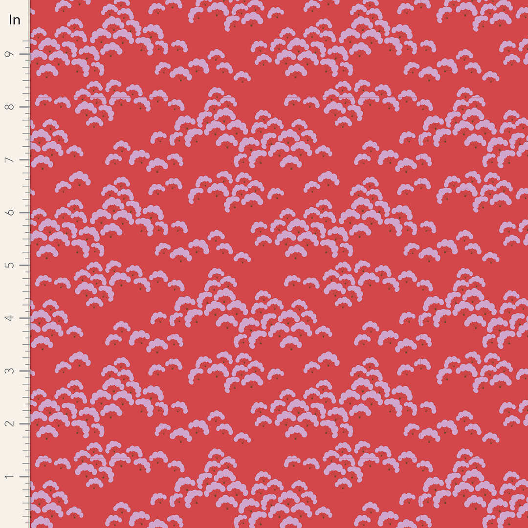 100% Cotton by TILDA Bloomsville - Cottonbloom - Paprika