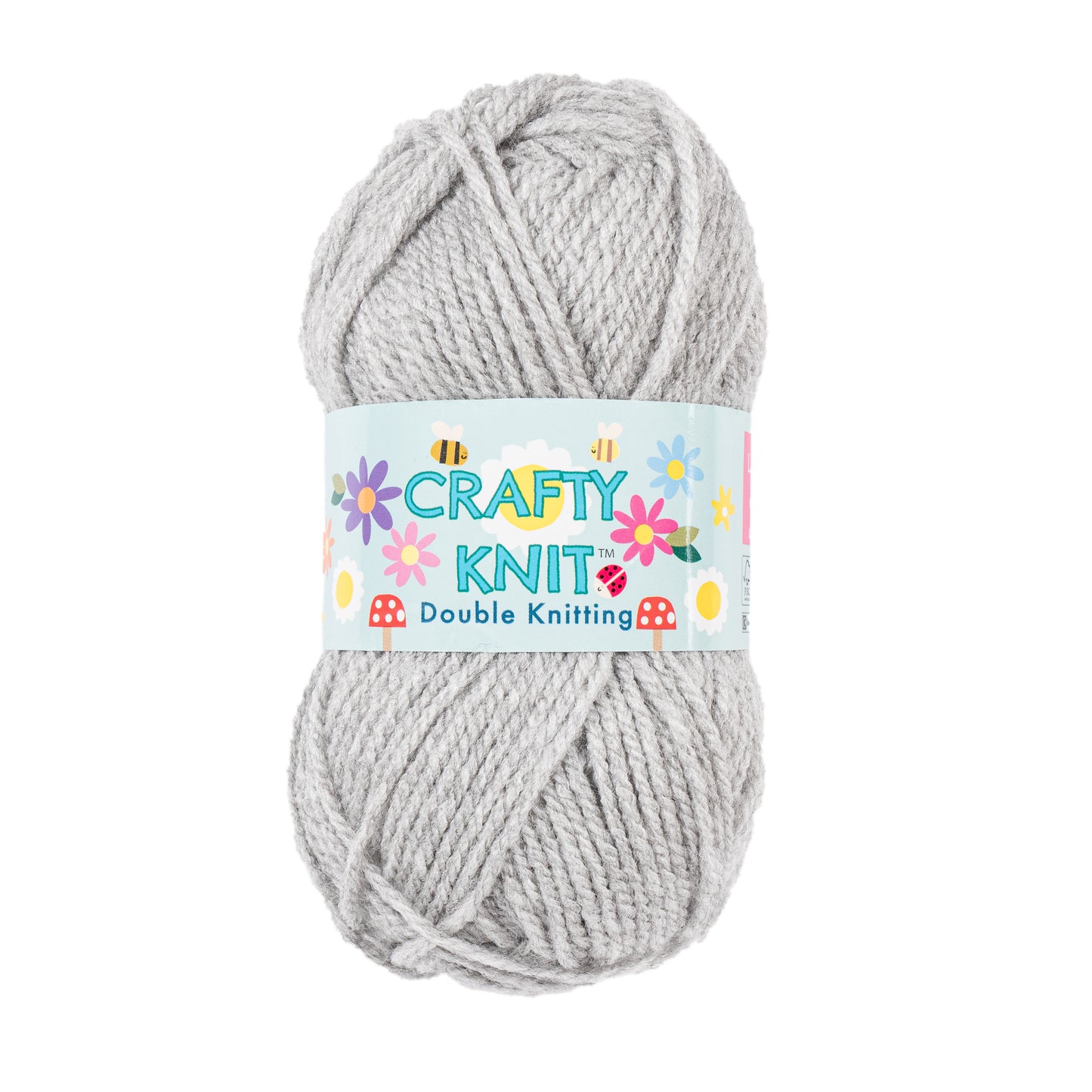 Crafty Knit Double Knitting - Silver Grey