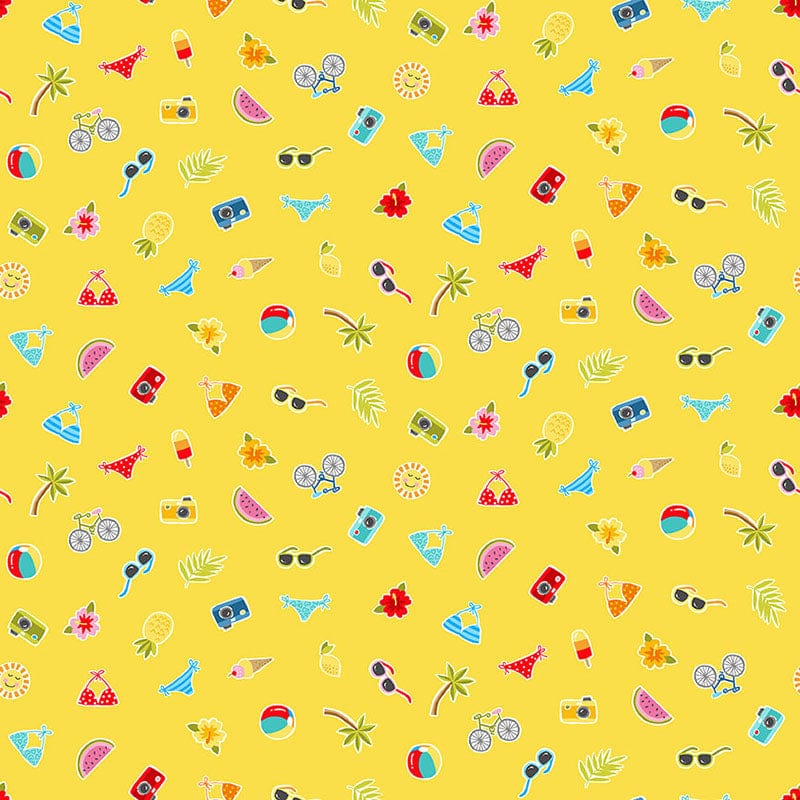 100% Cotton Pool Party By Makower