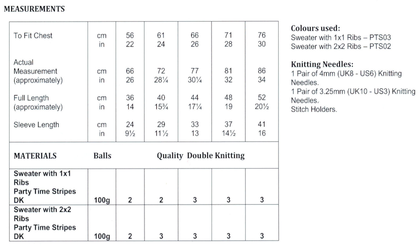 James C Brett JB825 Childs Sweater - Double Knitting