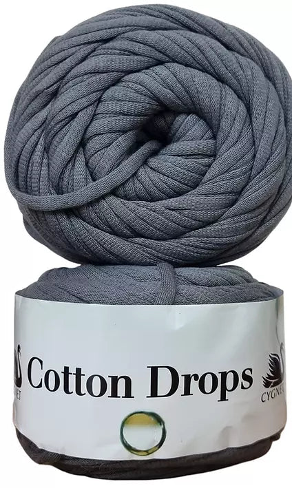 Cygnet Yarn Tubular Chunky - Cotton Drops Thunder Grey