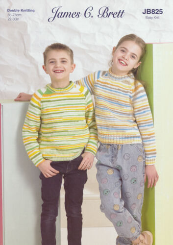 James C Brett JB825 Childs Sweater - Double Knitting