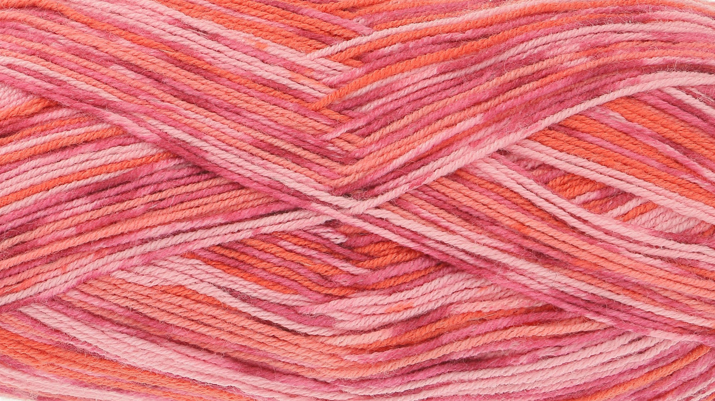 King Cole Zig Zag 4ply Rose