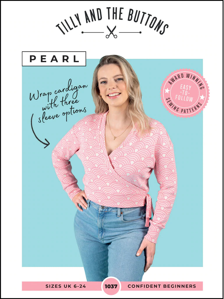 Ladies Wrap Cardigan Pattern Pearl From Tilly And The Buttons