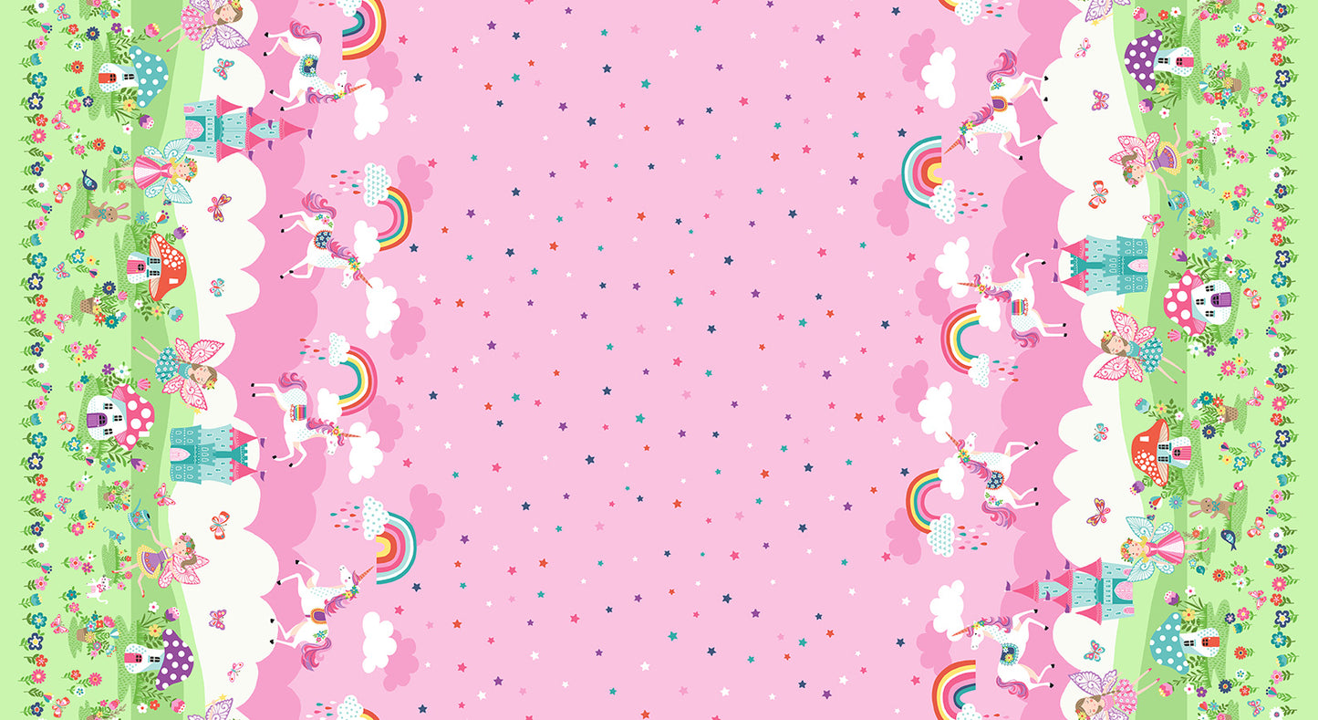 100% Cotton Daydream - Double Border By Makower