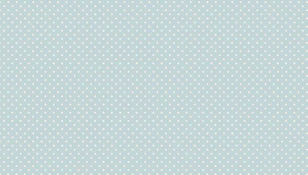 100% Cotton Spot - White Spot on Baby Blue By Makower