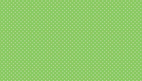 100% Cotton Spot - White Spot on Green By Makower