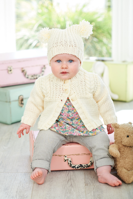 Stylecraft 9345 Aran Cardigans and Hat