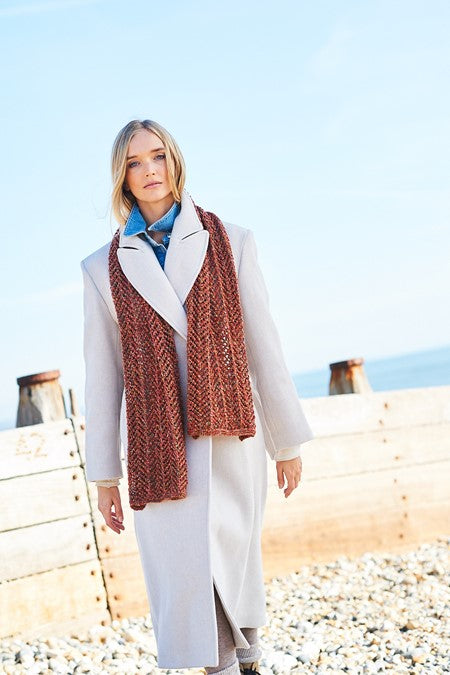 Stylecraft 9925 Scarf, Fake Polo and Hats Double Knit