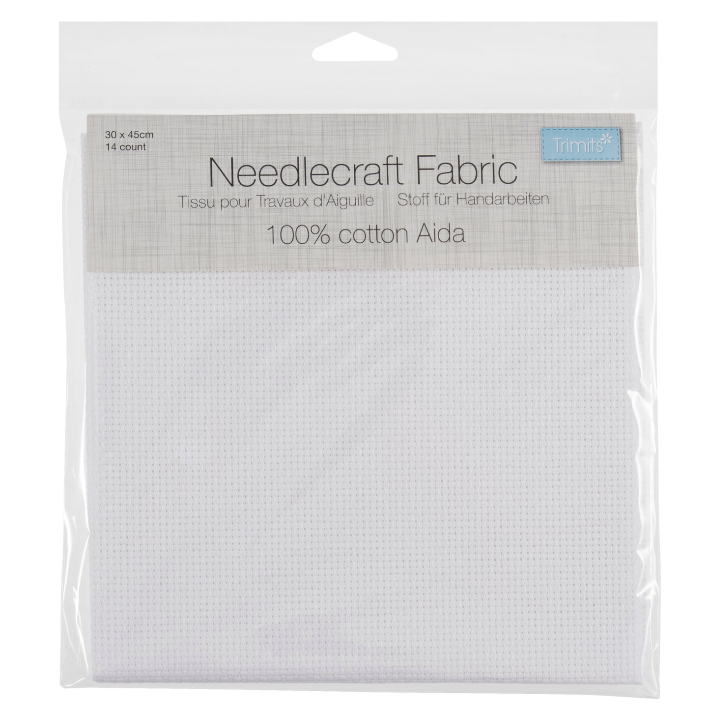 Cotton Aida 14 Count - White