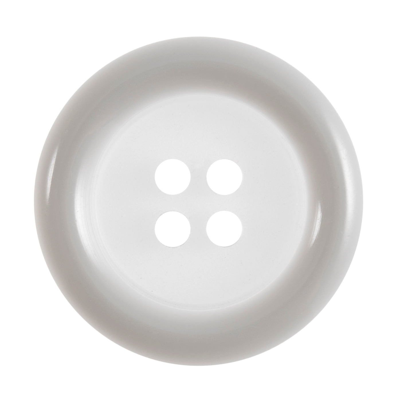 Clear Button with Coloured Rim 18mm