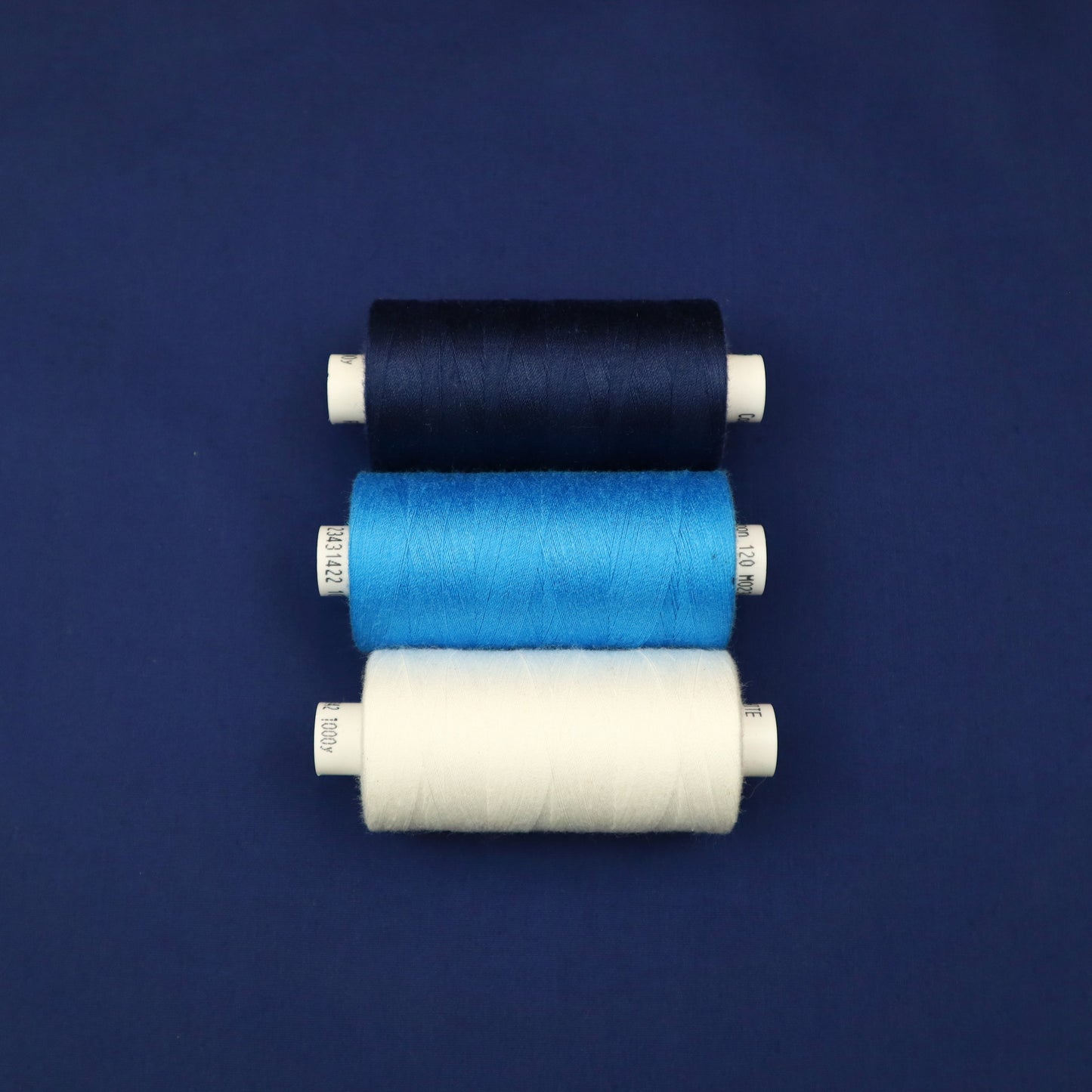 100% Cotton Poplin in Plain Navy