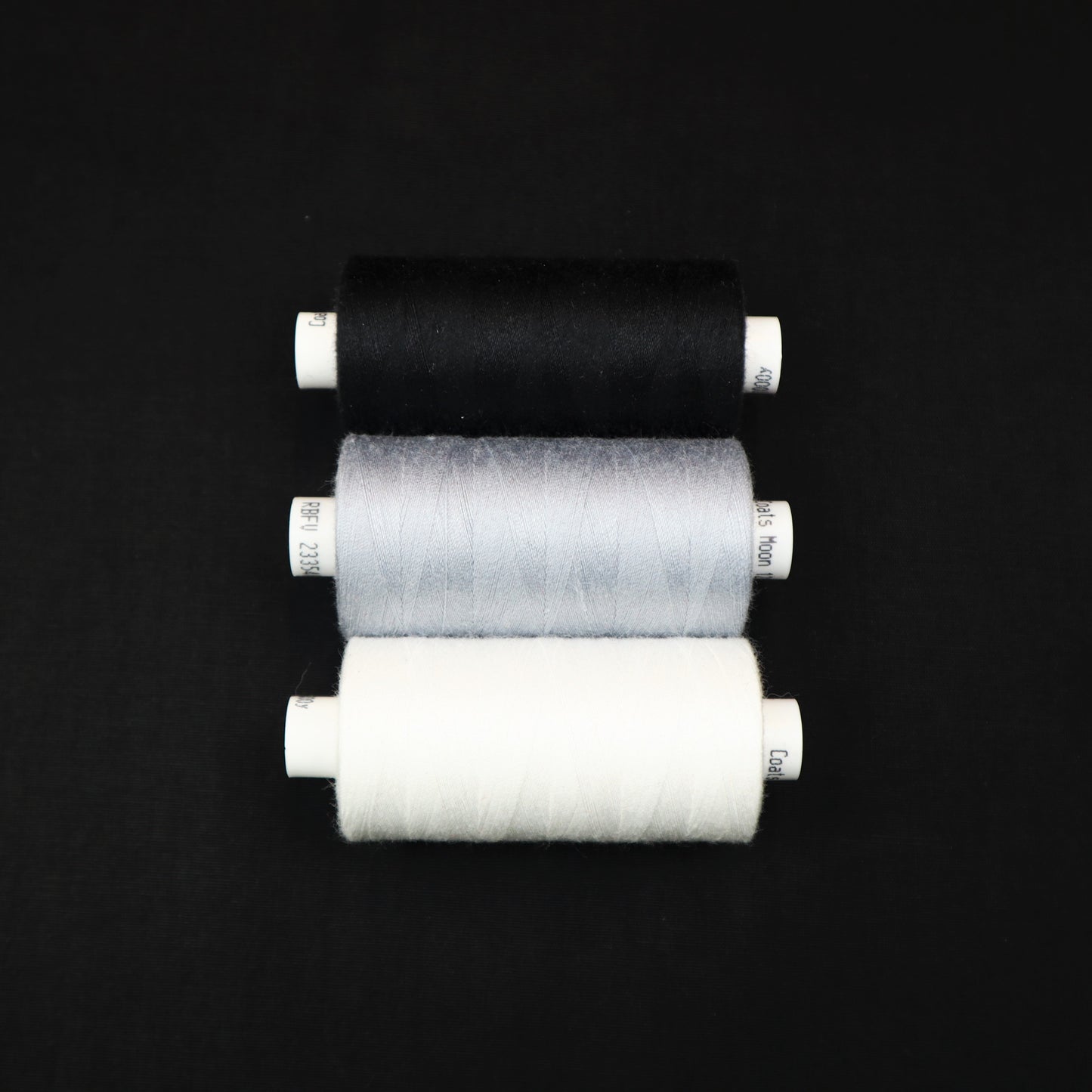100% Cotton in Plain Black