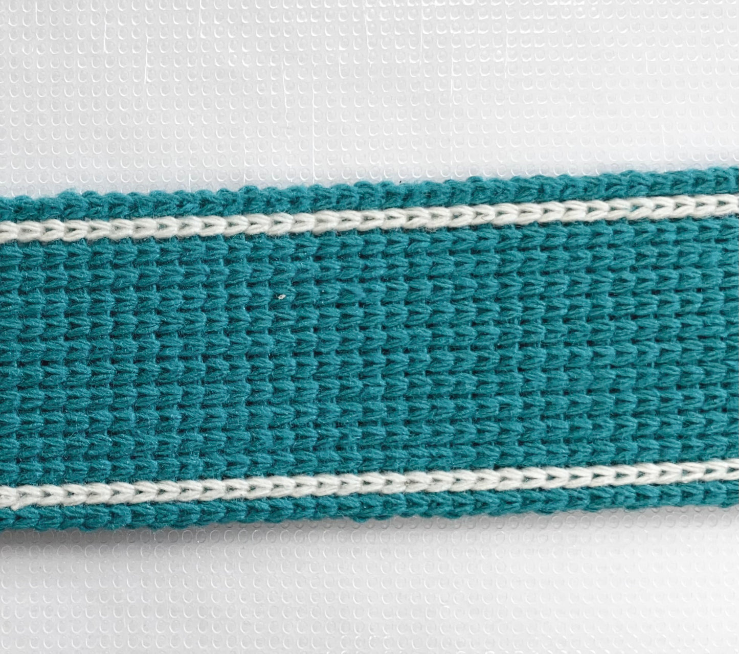 Webbing - Heavy Duty 34mm - Teal/Ecru