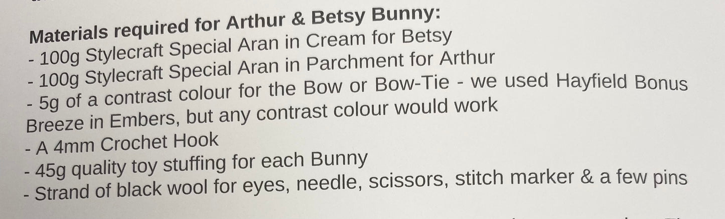 Wee Woolly Wonderfuls - Wee Bunnies
