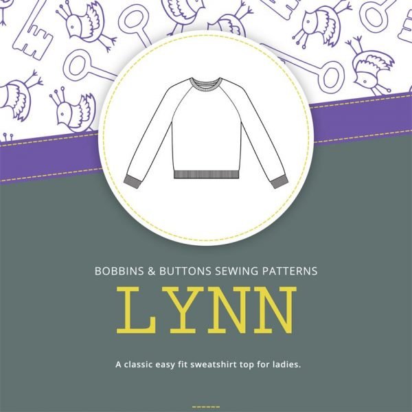 Adult Sweatshirt Pattern - Lynn From Bobbins and Buttons