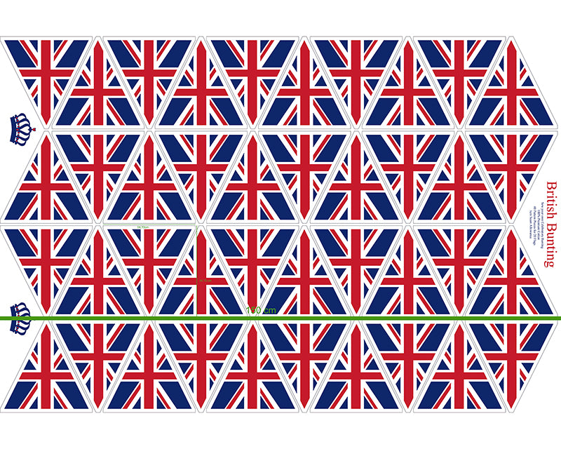 100% Cotton Union Jack Bunting