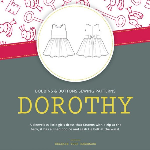 Girls Dress Pattern - Dorothy From Bobbins and Buttons