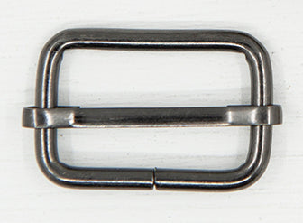25mm Metal Strap Slider Adjuster Gunmetal