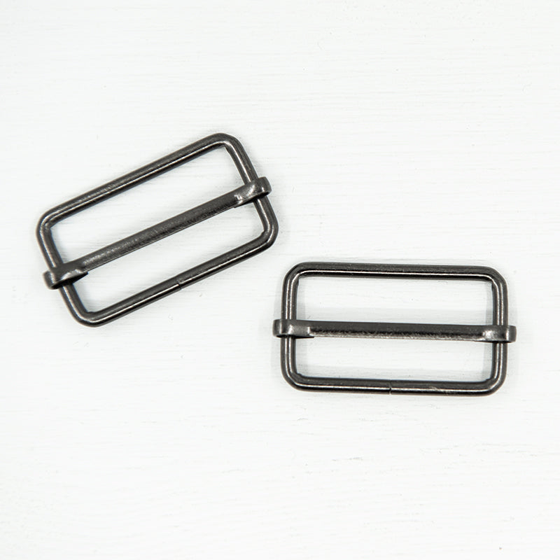 38mm Metal Strap Slider Adjuster Gunmetal