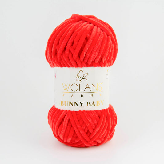 Wolans Bunny Baby - Bright Red 100-08