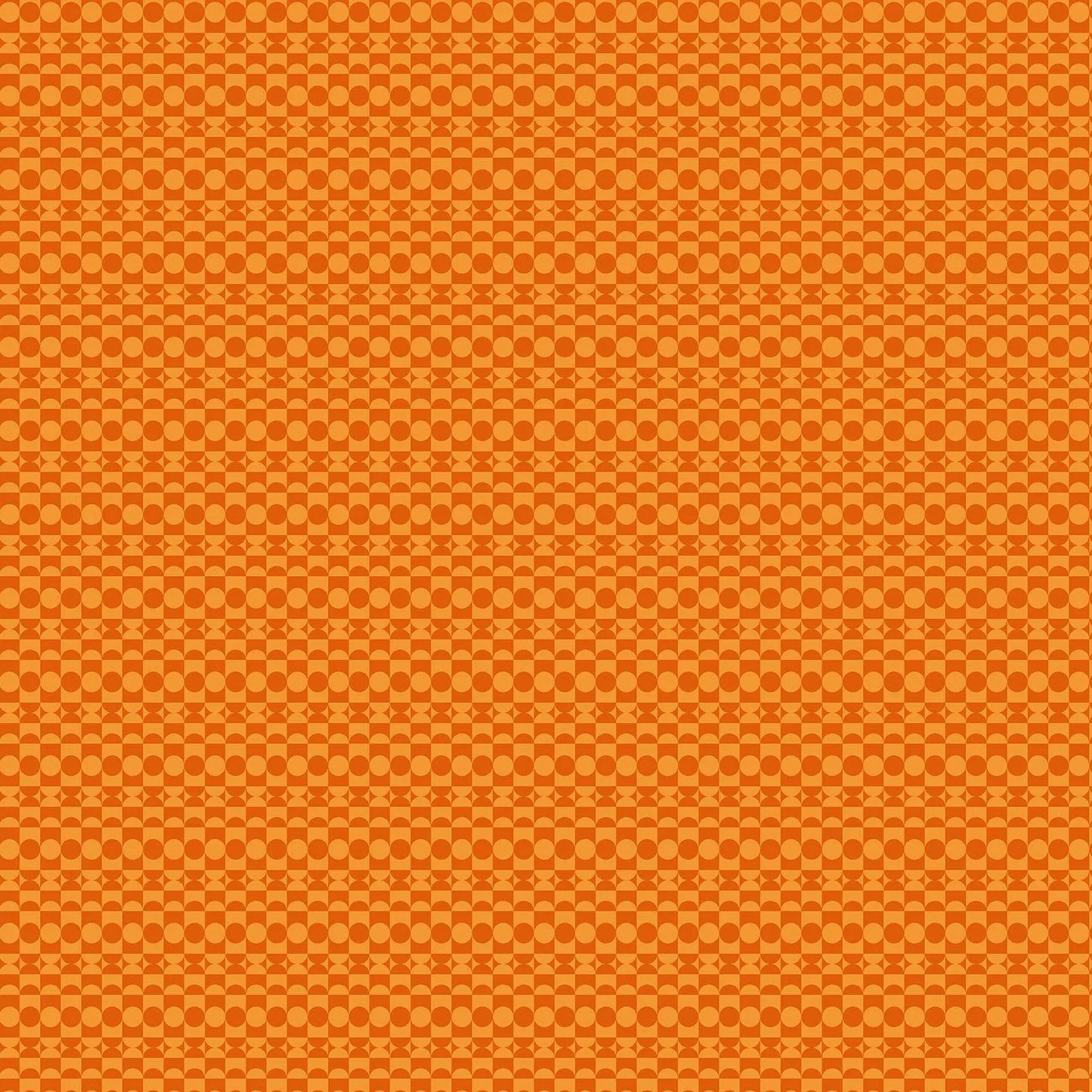 100% Cotton Celestial Garden - Lunar Orange