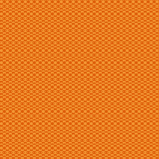 100% Cotton Celestial Garden - Lunar Orange