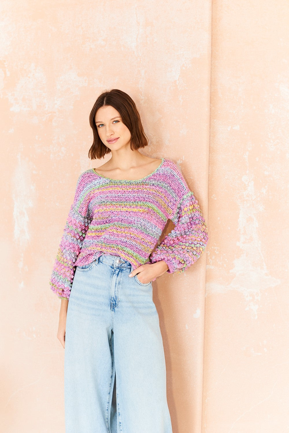 Stylecraft Crochet Pattern Double Knit Ladies Jumpers 10207