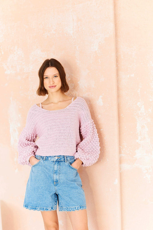 Stylecraft Crochet Pattern Double Knit Ladies Jumpers 10207