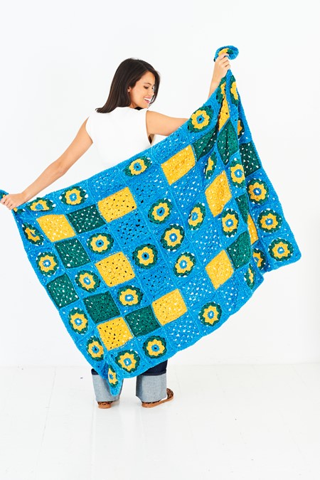 Stylecraft Crochet Pattern 10249 Motif Blankets