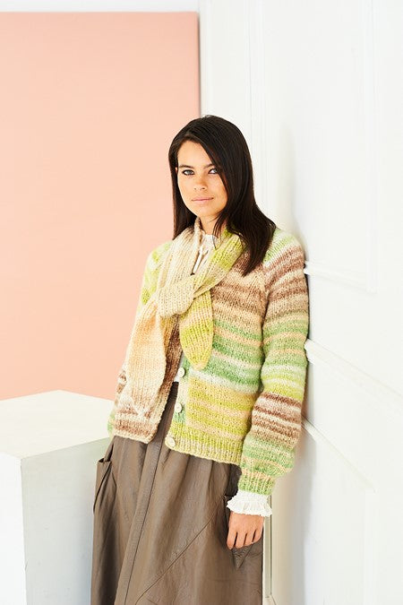 Stylecraft 10266 Knitting Pattern - Cardigans and Scarf - Chunky