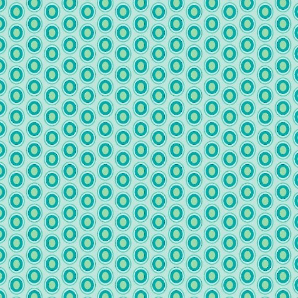 100% Cotton Oval Elements - Peacock