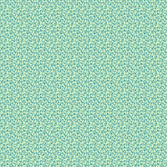 100% Cotton Cotton Thousand St - Pebbles - Emerald By Makower