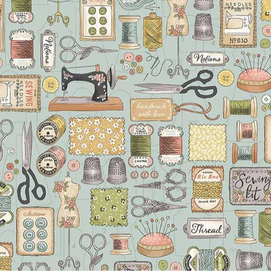 100% Cotton Atelier - Couture – Blue - Sewing Essentials