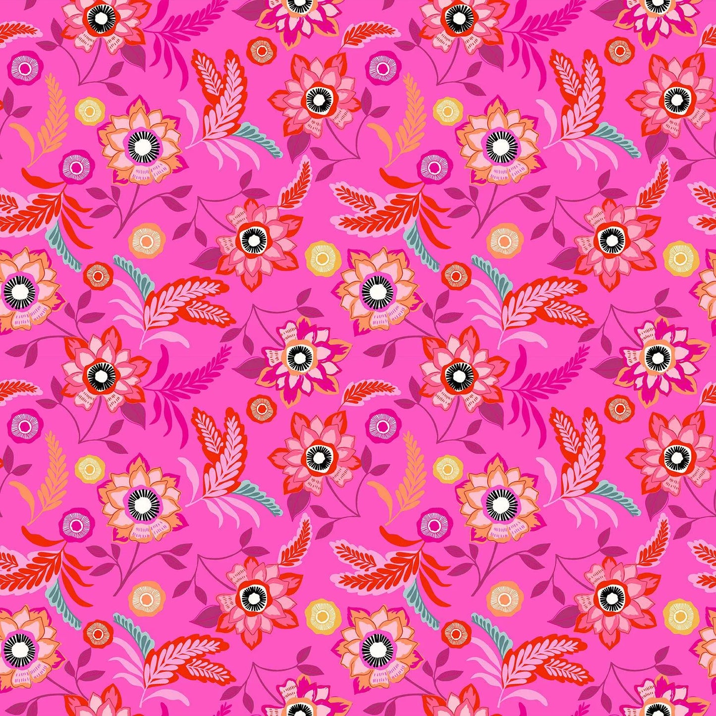 100% Cotton - Mayflower Hot Pink By Makower