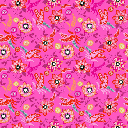 100% Cotton - Mayflower Hot Pink By Makower