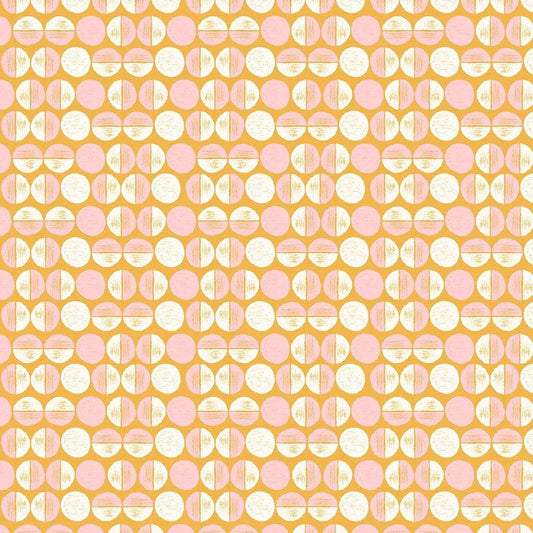 100% Cotton - Moonlit Saffron By Makower