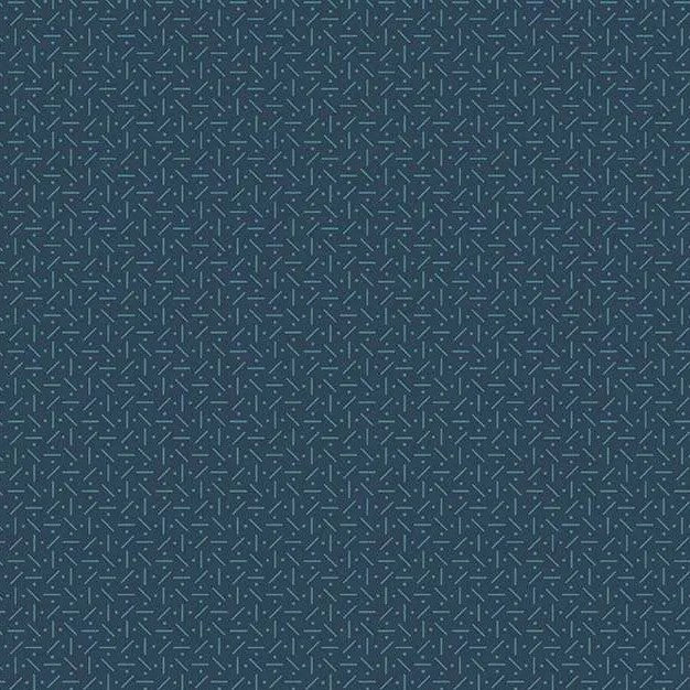 100% Cotton - Scatter - Blue By Makower