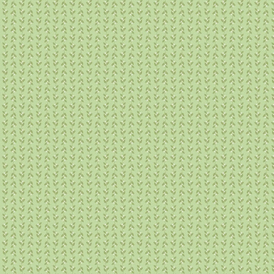 100% Cotton  Holly Vine -Green - Sugarberry by Makower
