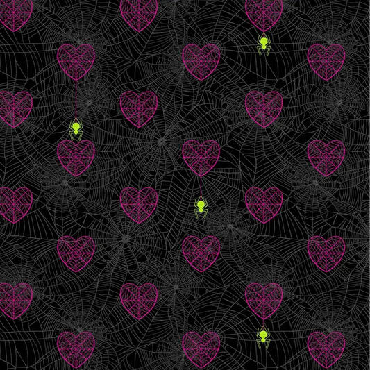 100% Cotton  Phantasm by Libs Elliott Lair - Raven