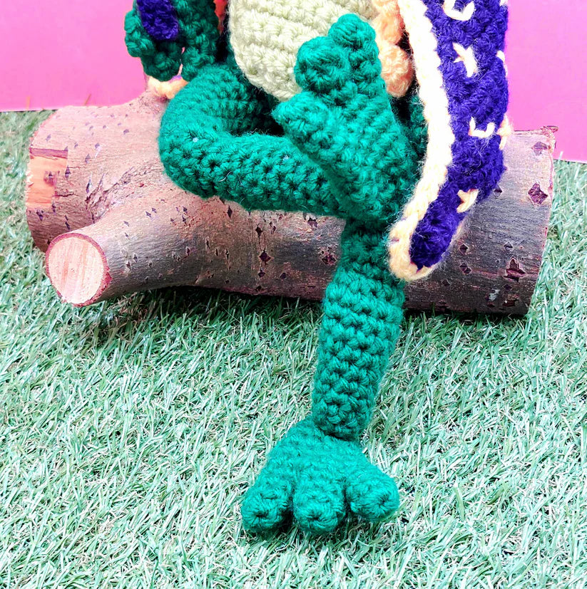 Wee Woolly Wonderfuls - Fizzy The Wizard Frog