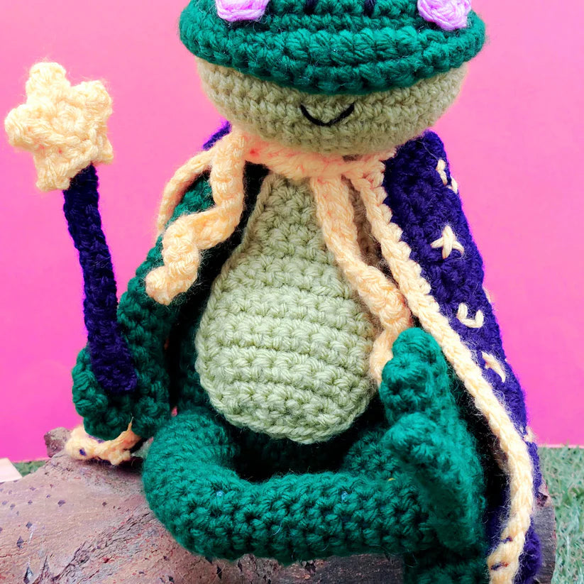 Wee Woolly Wonderfuls - Fizzy The Wizard Frog