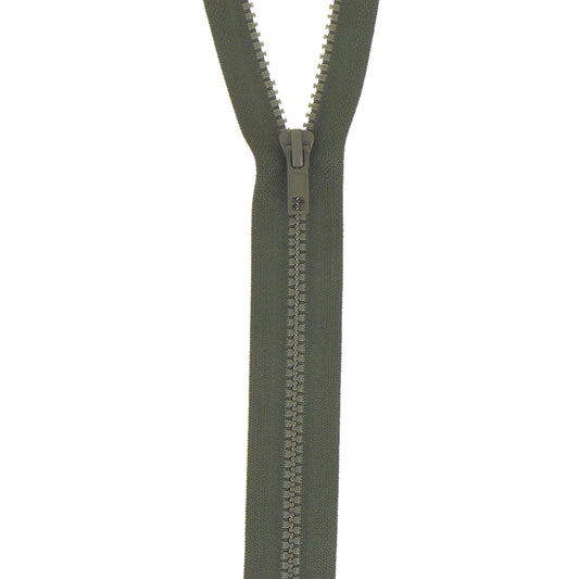 Chunky Open End Zip 80cm- Various Colours