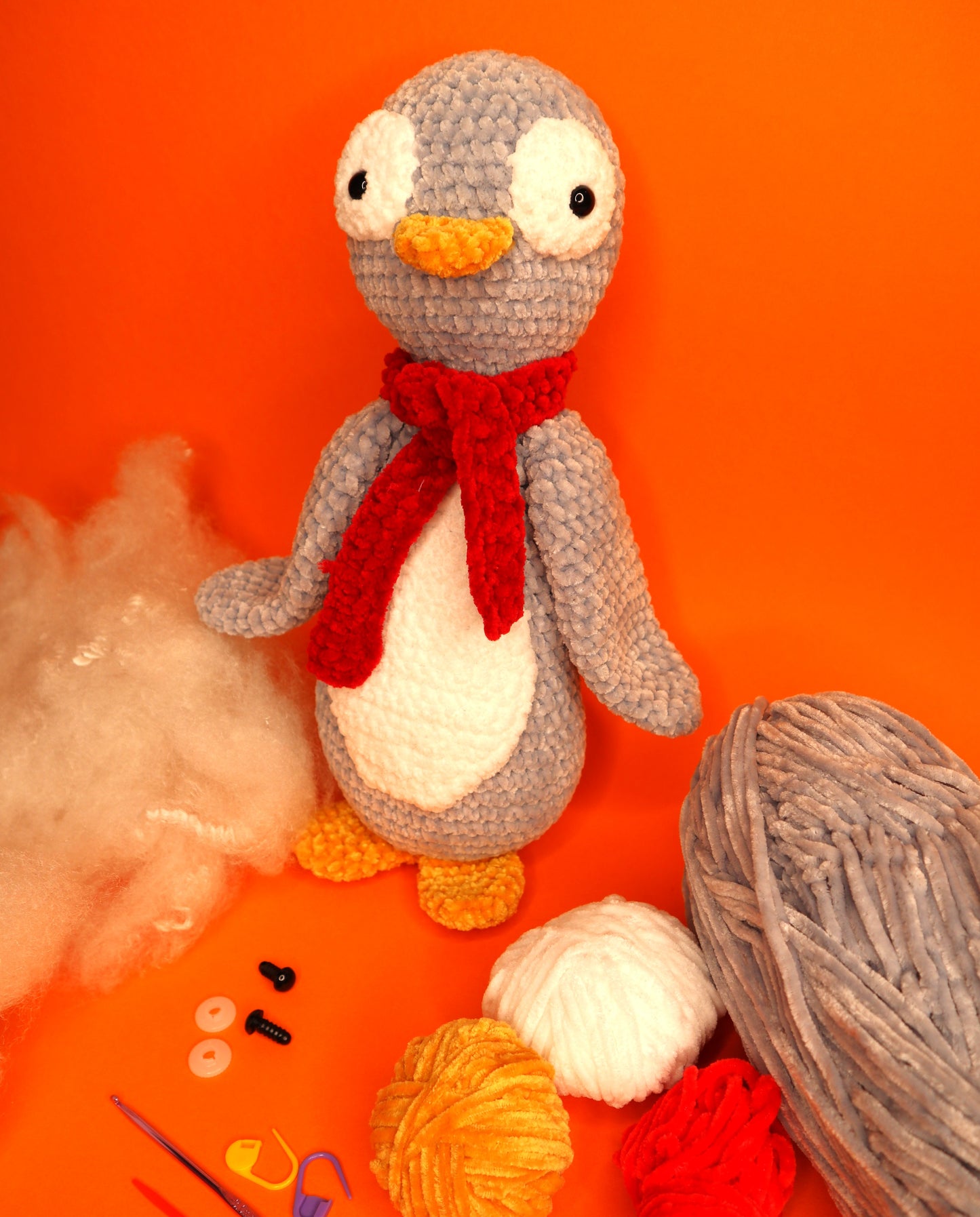 Penguin Crochet Kit