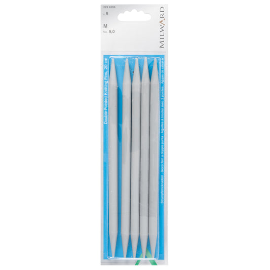 Milward Double-Point Coloured Knitting Needles-Set Of Five 9.0mm