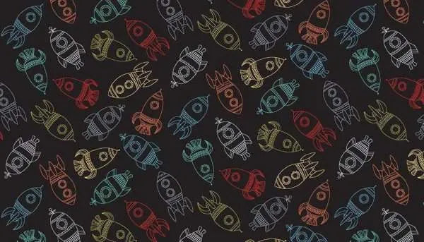 100% Cotton Rockets  By Makower