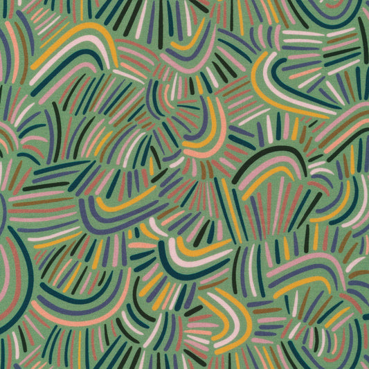100% Cotton Yuma - Green