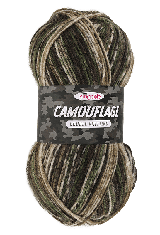 King Cole Camoflage Double Knit - Woodland