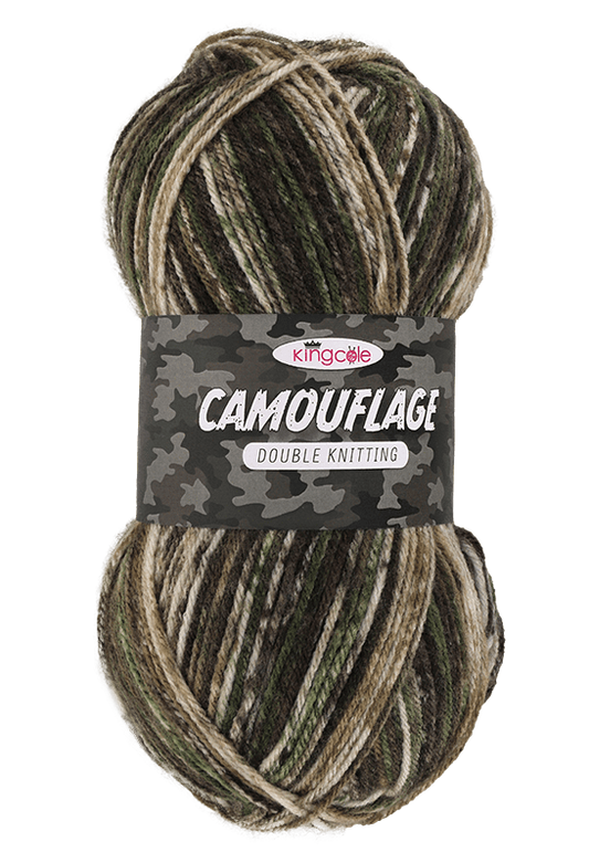 King Cole Camoflage Double Knit - Woodland