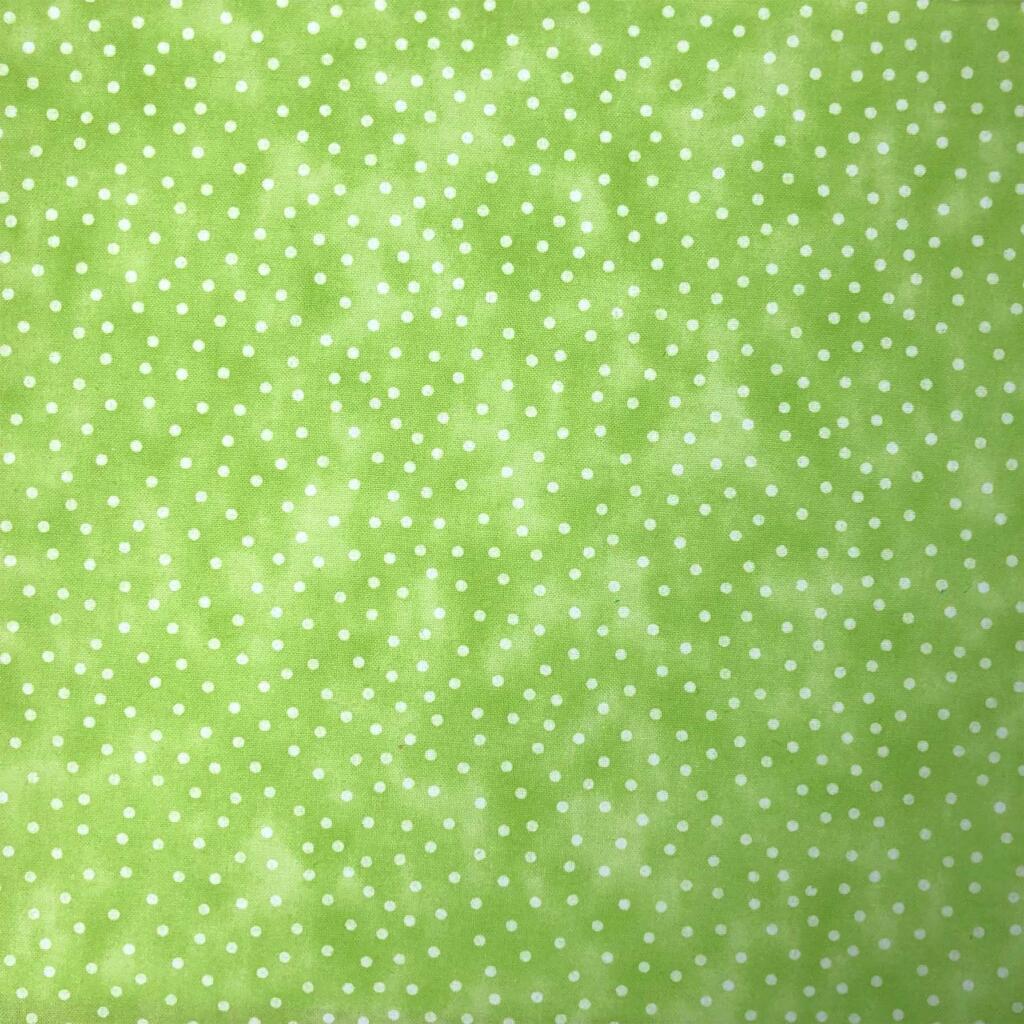 100% Cotton Textured Blender Spots - Limeade
